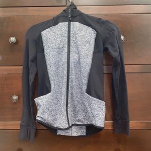 Athletic Ivivva Jacket w/ Hood Grey and Black